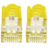 Intellinet Netzwerk-Patchkabel, Cat6A, 3m, Gelb, Kupfer, S/FTP, LSOH / LSZH, PVC, RJ45, vergoldete Kontakte, rastnasenschutz, angespritzter Knickschutz, lebenslange Garantie