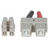 Intellinet Glasfaser-Patchkabel, OM3, LC/SC, 2m, Aqua, Duplex, Multimode, 50/125 µm, LSZH, Glasfaser, lebenslange Garantie