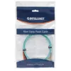 Intellinet Glasfaser-Patchkabel, OM3, ST/LC, 1 m, Aqua, Duplex, Multimode, 50/125 µm, LSZH, Glasfaser, Lebenslange Garantie