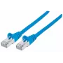 Intellinet Netzwerk-Patchkabel, Cat7-Kabel/Cat6A-Stecker, 10 m, Blau, Kupfer, S/FTP, LSOH/LSZH, PVC, RJ45, vergoldete Kontakte, rastnasenfrei, mit Knickschutz, lebenslange Garantie