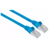 Intellinet Netzwerk-Patchkabel, Cat7-Kabel/Cat6A-Stecker, 10 m, Blau, Kupfer, S/FTP, LSOH/LSZH, PVC, RJ45, vergoldete Kontakte, rastnasenfrei, mit Knickschutz, lebenslange Garantie