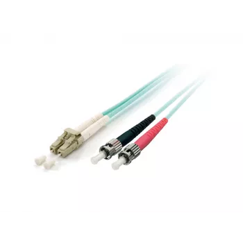 Equip LC/ST LWL-Patchkabel, OM3, 15m, 15 m, OM3, LC, ST