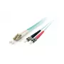 Equip LC/ST LWL-Patchkabel, OM3, 15m, 15 m, OM3, LC, ST