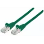 Intellinet Netzwerk-Patchkabel, Cat7-Kabel/Cat6A-Stecker, 0,5 m, Grün, Kupfer, S/FTP, LSOH/LSZH, PVC, RJ45, vergoldete Kontakte, rastnasenlos, mit Knickschutz, lebenslange Garantie
