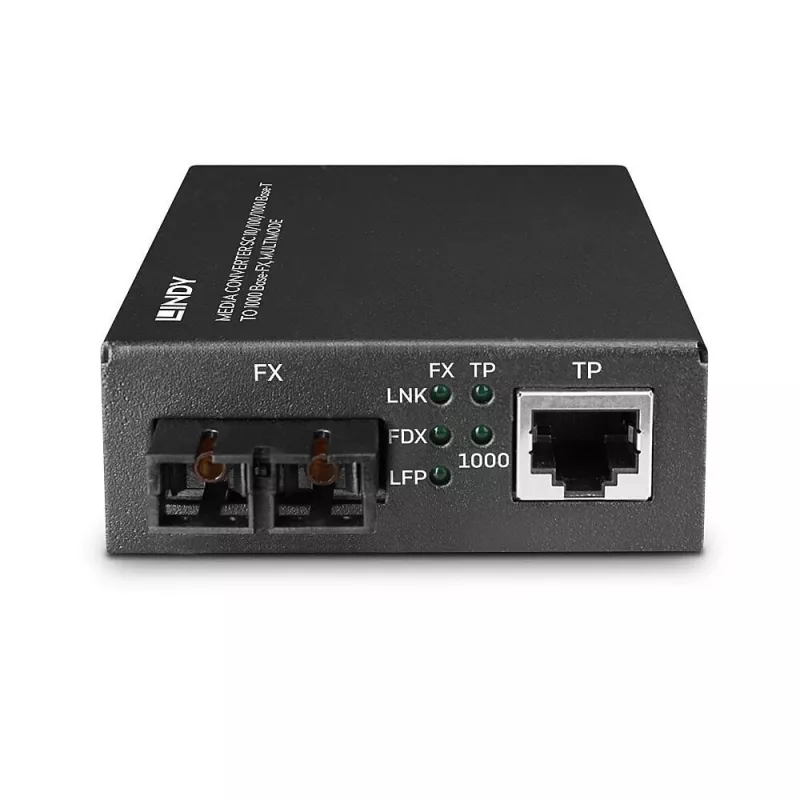 Lindy 25119 Netzwerk-Medienkonverter 850 nm Multimode Schwarz