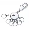 Schlüsselring TROIKA PATENT Silber Messing 25 mm Breite 90 mm Tiefe