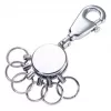 Schlüsselring TROIKA PATENT Silber Messing 25 mm Breite 90 mm Tiefe