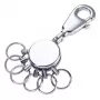 Schlüsselring TROIKA PATENT Silber Messing 25 mm Breite 90 mm Tiefe