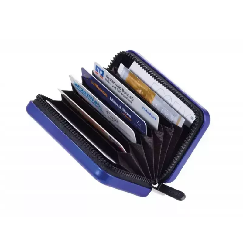 Etui TROIKA CCC04-BL Blau Aluminium Polyester 80g 70mm x 105mm