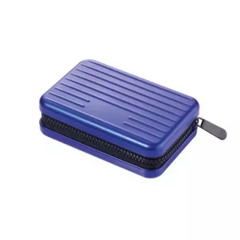 Etui TROIKA CCC04-BL Blau Aluminium Polyester 80g 70mm x 105mm