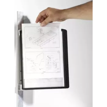 Dokumenten-Display-Karussell Hochformat A4 Durable Vario magnet wall 5