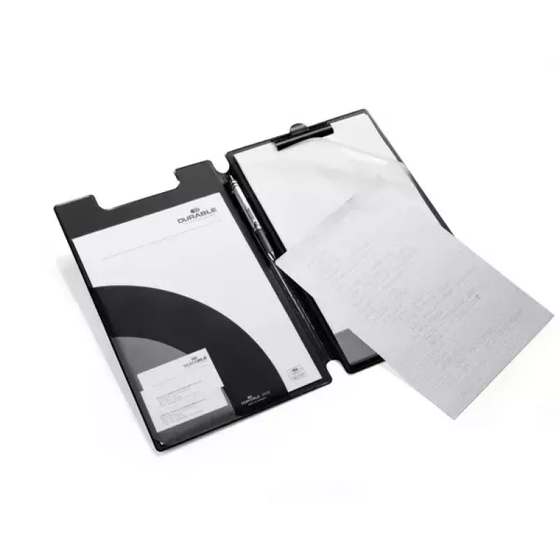 Klemmbrett Durable 2332-01 A4 PVC Schwarz