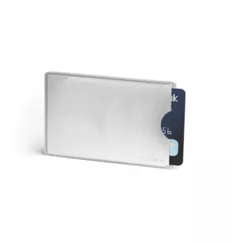 Kartenhülle Durable 890023 Silber