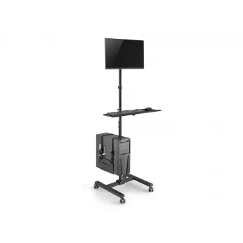 Multimedia-Wagen Equip 17 Zoll-32 Zoll Einzelmonitor Mobile Workstation