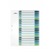 Blanko-Tabregister Durable 679727 Mehrfarbig Polypropylen 245 x 305 mm