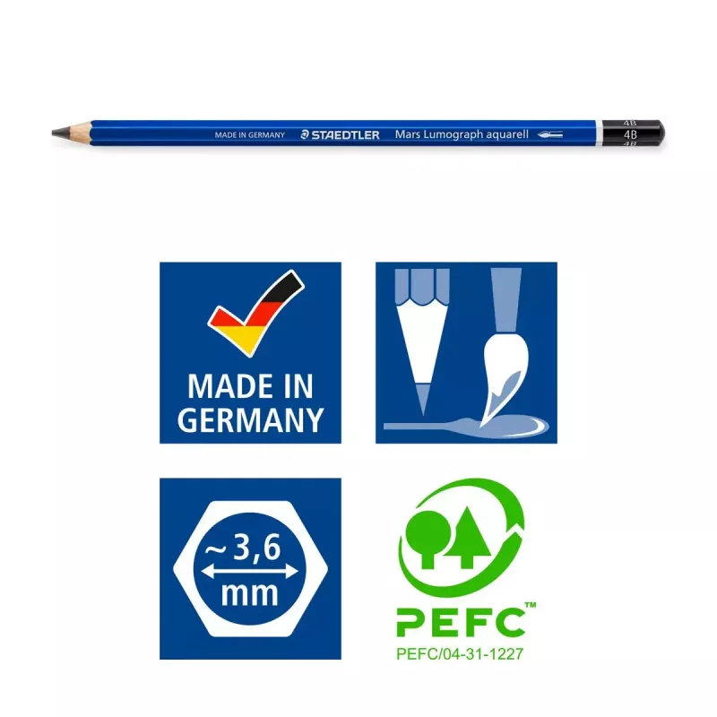 Graphitstift Staedtler 100A G6
