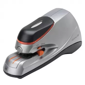Rexel Optima 20 Elektrohefter, 20 Blatt, Schwarz, Orange, Silber, 788 g, 292 mm, 143 mm, 175 mm