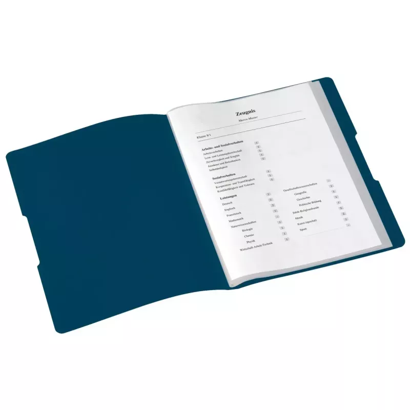Konventionelle Sammelmappe Herlitz Zeugnisse Polypropylen (PP) Blau A4
