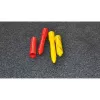 Crayon Malinos 301036 6 Stück Mehrfarbig Schwarz Blau Grün Rot Violett Gelb
