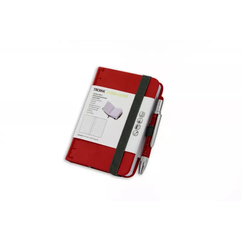 Schreibblock TROIKA NPP25/RD A7 Rot Hardcover