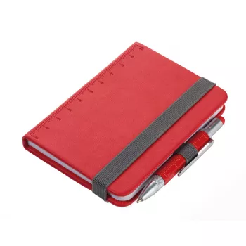 Schreibblock TROIKA NPP25/RD A7 Rot Hardcover