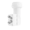 Hama 00205377 Low Noise Block Downconverter (LNB) Weiß