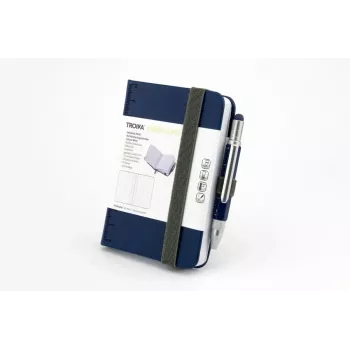 Schreibnotizbuch TROIKA NPP25/DB A7 128 Blatt Blau