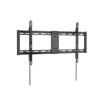 Feste flache TV-Wandhalterung EQUIP für 43-Zoll- bis 95-Zoll-Bildschirme, VESA 200×200–800×400, max. Traglast 75 kg, schwarz