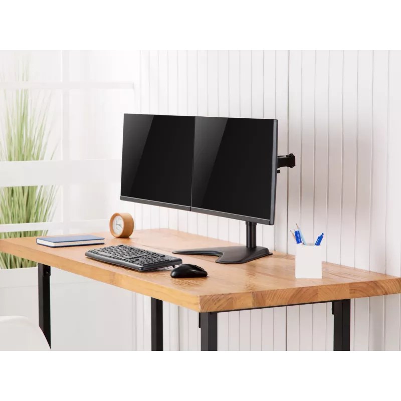 Equip 17 Zoll-32 Zoll Economy Dual-Monitor Tischfuß