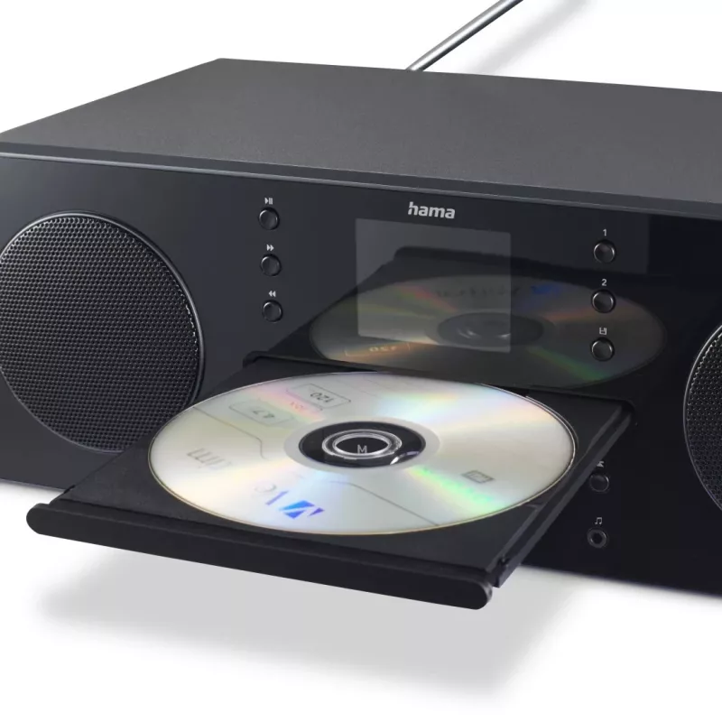 Hama 00054254 Radio Persönlich Digital Schwarz, Grau
