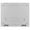Intellinet 19-Zoll-Netzwerkschrank – Wandmontage (Standard), 9U, 600 mm tief, grau, montiert, max. 60 kg, auch für Tisch- oder Bodenaufstellung geeignet, nutzbare Tiefe 500 mm, Metall- & Glastür, Rückwand, abnehmbare Seitenwände, Teile für Wandmontage (z. B. Schrauben/Dübel) nicht enthalten