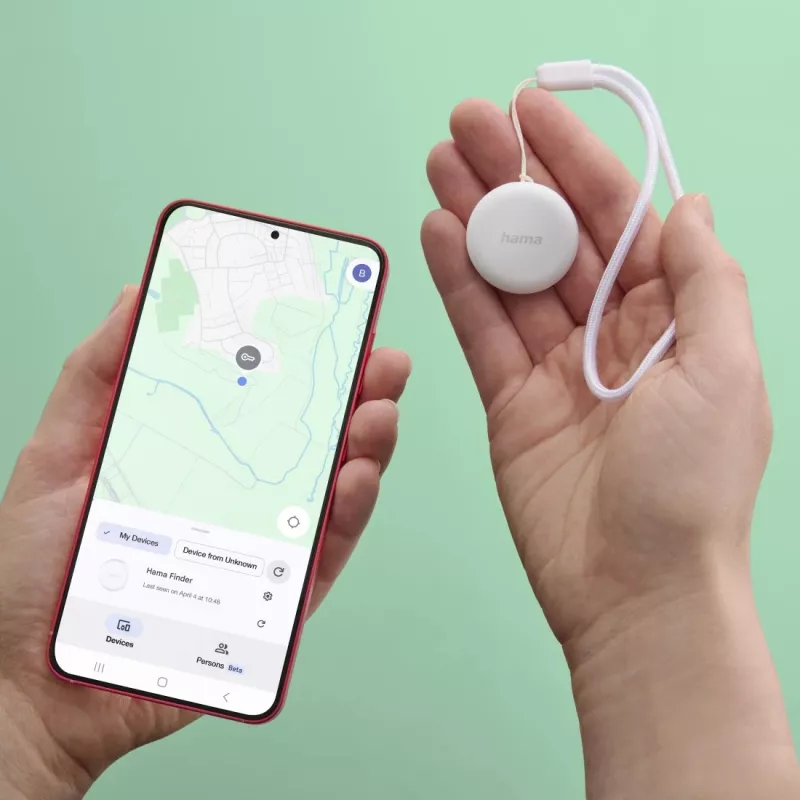 Hama 00185825 GPS-Tracker/Finder Artikel Weiß