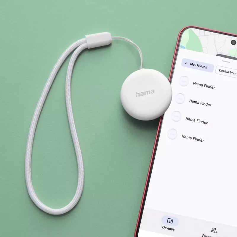 Hama 00185825 GPS-Tracker/Finder Artikel Weiß