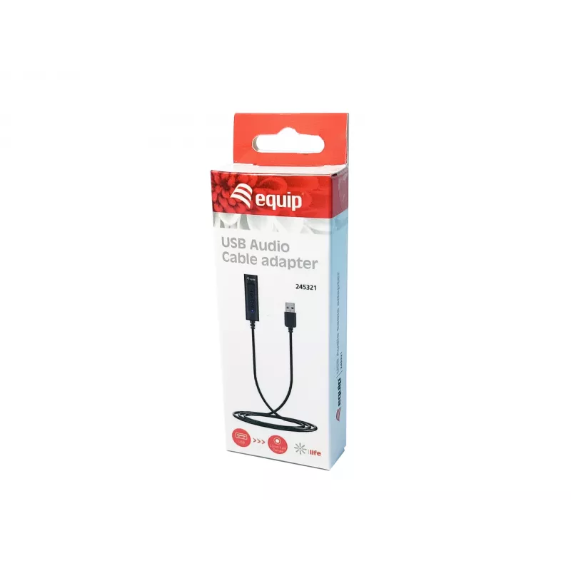 Steueradapter Equip USB-Audiokabel-Adapter 245321