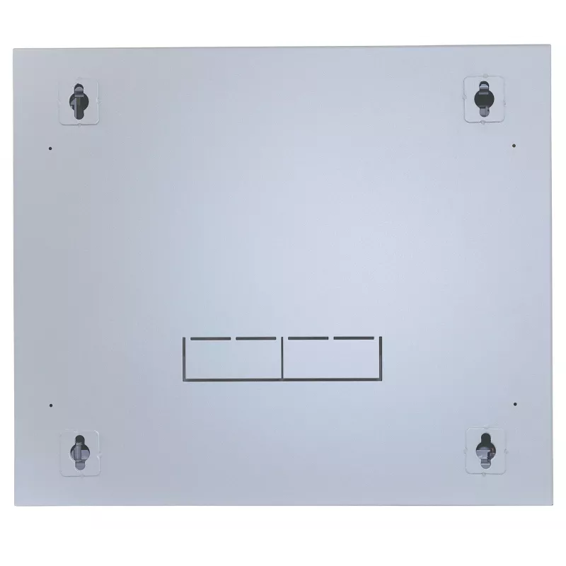 Intellinet 19-Zoll-Netzwerkschrank – Wandmontage (zweiteiliger ausschwenkbarer Rahmen), 12HE, 450 mm tief, Grau, Flatpack, max. 30 kg, schwenkbar für Zugang zur Rückseite bei Wandmontage, nutzbare Tiefe 235 mm, Rack, Teile für Wandinstallation nicht enthalten