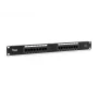 Equip 16-Port Cat.5e Ungeschirmtes Patchpanel, Schwarz