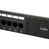 Equip 16-Port Cat.5e Ungeschirmtes Patchpanel, Schwarz
