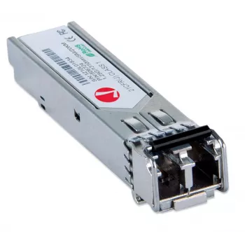 Intellinet Transceiver Modul optisch, Gigabit Fiber SFP Mini-GBIC, 1000Base-Lx (LC) Single-Mode-Port, 20 km, Wellenlänge 1310 nm, Ethernet, Glasfaser, MSA-konform, äquivalent zu Cisco GLC-LH-SM, drei Jahre Garantie