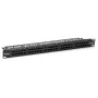 Equip 50-Port Cat.3 RJ45 ISDN Patch Panel, Schwarz