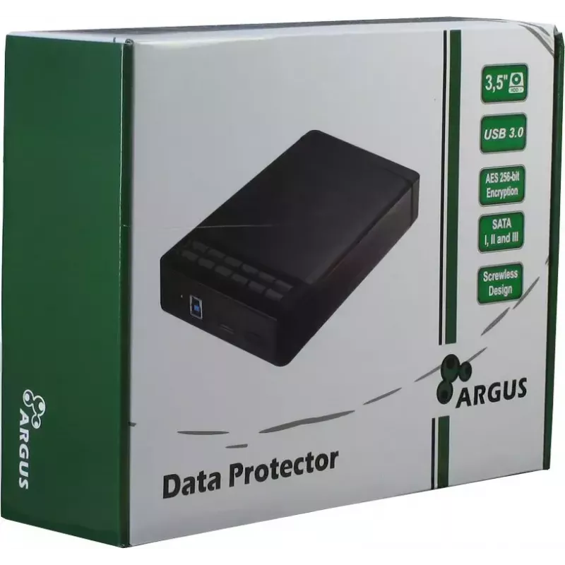 HDD-Gehäuse Inter-Tech Argus GD-35LK01 Schwarz 3,5 Zoll