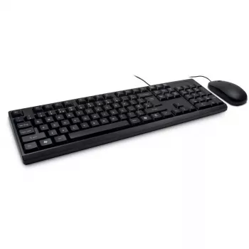Tastatur Inter-Tech NK-1000EC Maus enthalten Büro USB QWERTY Schwarz