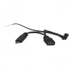 Lüfter Inter-Tech RS-041 RGB 12 cm Schwarz