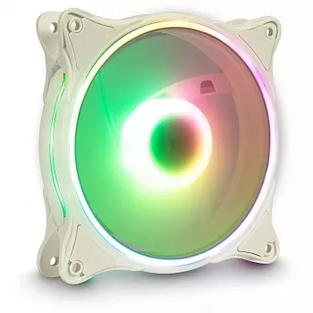 Fan Inter-Tech Argus L-12025W 12 cm Weiß 1200 RPM 30 dB