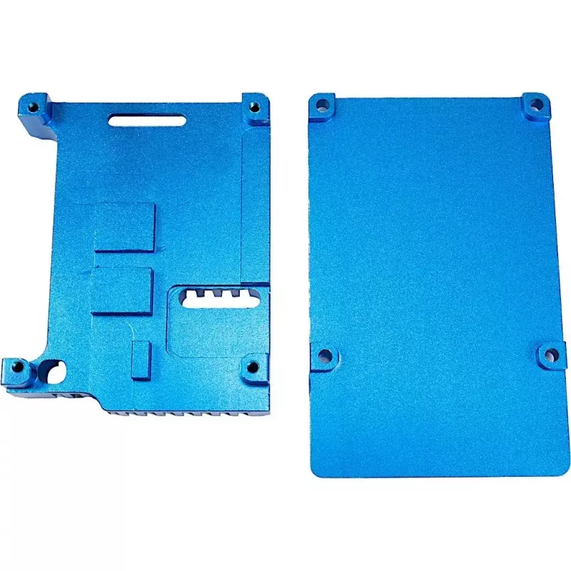 Gehäuse Inter-Tech 88887360 für Raspberry Pi 86x56x23mm Blau