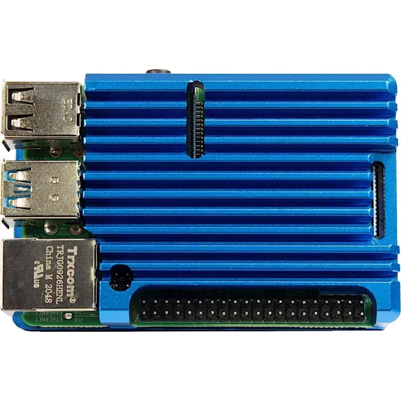 Gehäuse Inter-Tech 88887360 für Raspberry Pi 86x56x23mm Blau