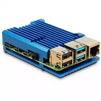 Gehäuse Inter-Tech 88887360 für Raspberry Pi 86x56x23mm Blau