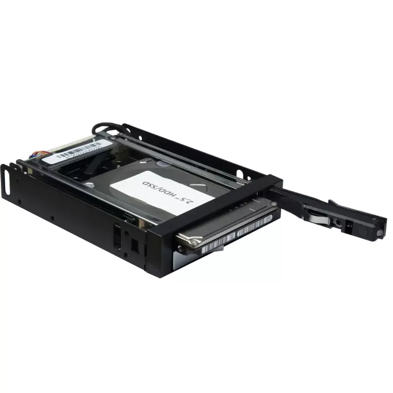 Inter-Tech ST-2523 Schwarz Speichergehäuse Metall Kunststoff 9,7 mm