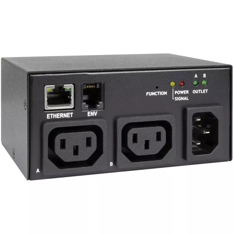 Inter-Tech SD-1021 PDU 2 AC-Steckdosen Schwarz Geschaltet