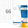 Selbstklebende Etiketten HERMA Removable A4 25,4x25,4 mm 1650 Stk.
