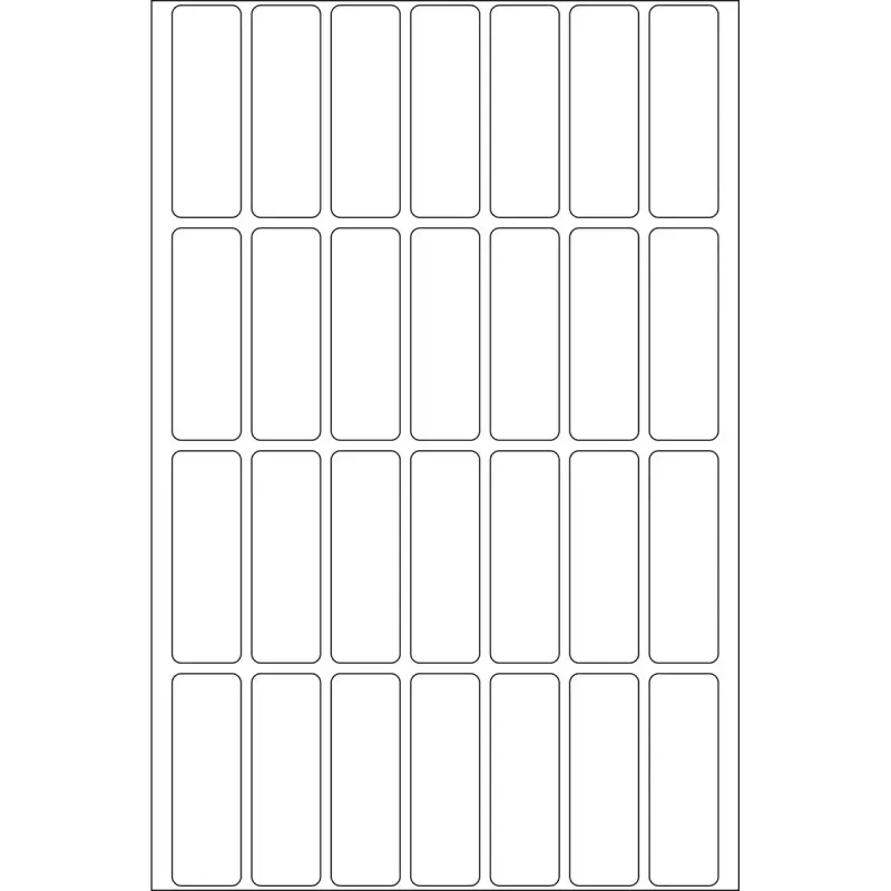 Mehrzweck-Etiketten HERMA 13x40 mm weiß Movables/abziehbar Papier matt 896 Stück